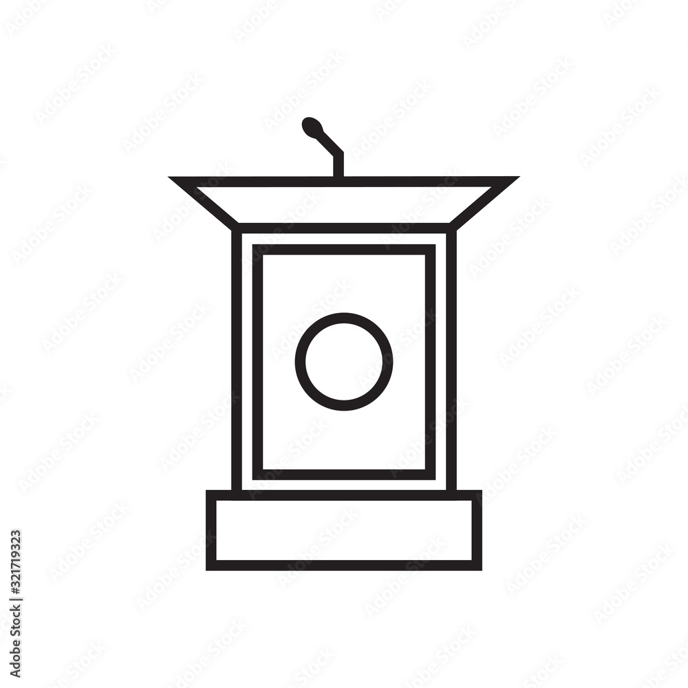 podium icon design vector logo template EPS 10 podium icon design vector logo template EPS 10