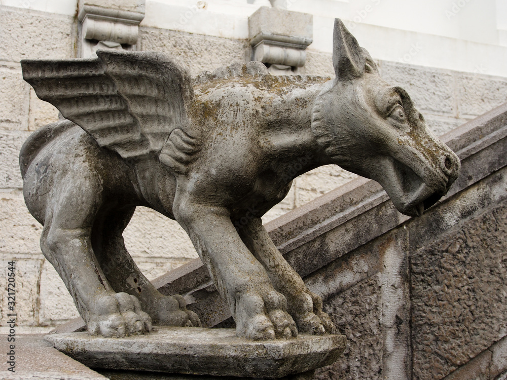 The winged dog, a mythical creature in various legends was a positive or negative hero. 