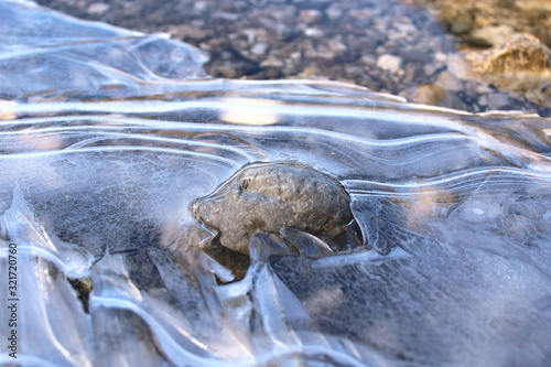 Frozen ice crystal