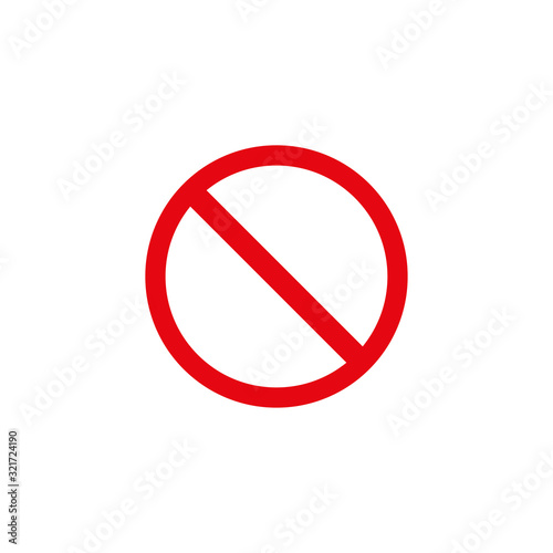 Free Download prohibition symbol icon design vector logo template EPS 10 - GFXLoad