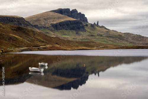 Two boats for the Old Man of Storr