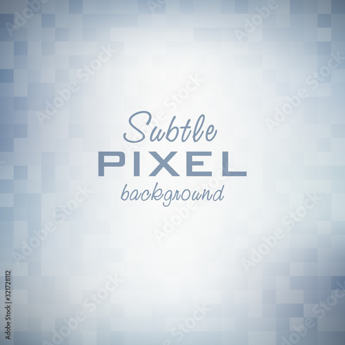 Subtle silver blue pixel background. Vector pattern