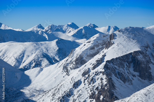 Winter mountain in Poland from Tatras - Kasprowy Wierch © Lukasz Janyst