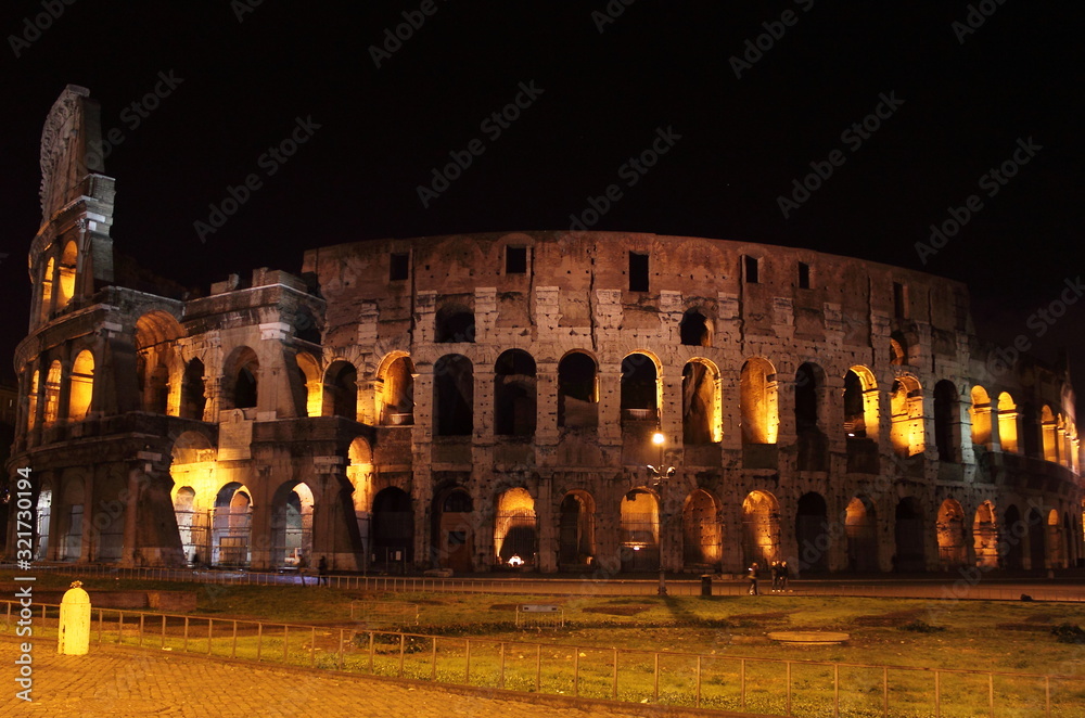 Colosseum by night. Rome, Italy