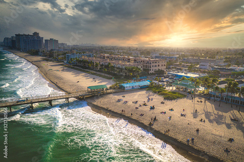Aerial of Fort Lauderdale Florida 