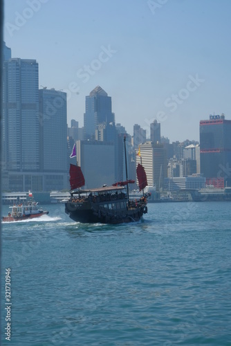 Boat in Hong Kong 