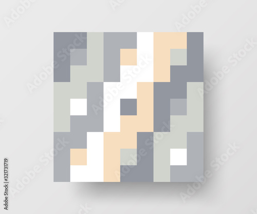 Amazing business advertisement vector mural art square banner mock up. Modern corporate abstract geometric illustration design layout background. Company identity quadrangle texture brochure template.