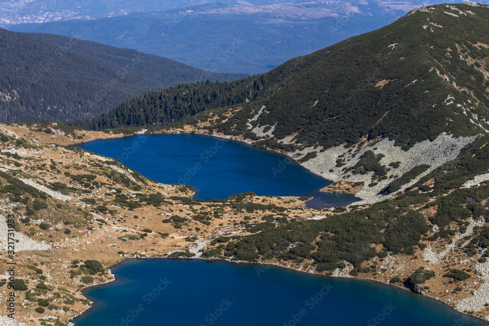 Landscape from Dzhano peak, Pirin Mountain, Bulgaria Landscape from Dzhano peak, Pirin Mountain, Bulgaria