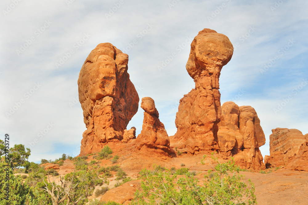Fototapeta premium Garden of Eden, Arches National Park, Utah 