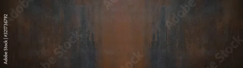 Panel kuchenny z motywem Black brown rusty stone slate tiles texture background banner panorama