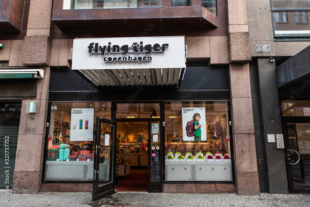 Flying Tiger Copenhagen store in Malmo, Sweden Stock Photo | Adobe Stock
