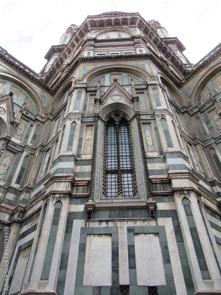 The Cathedral of Florence which was dedicated to Santa Maria del Fiore located in Italy 