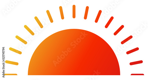 太陽半分