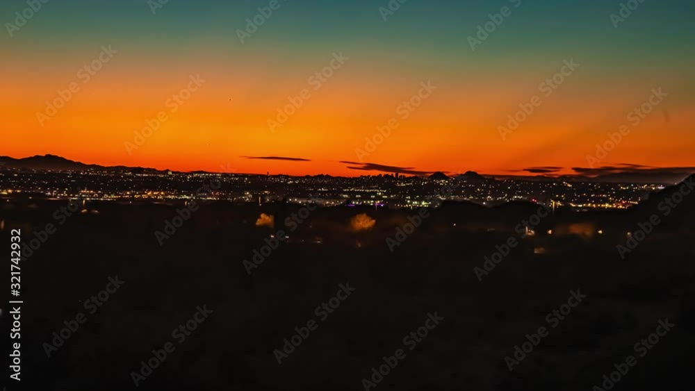 Arizona sunset timelapse