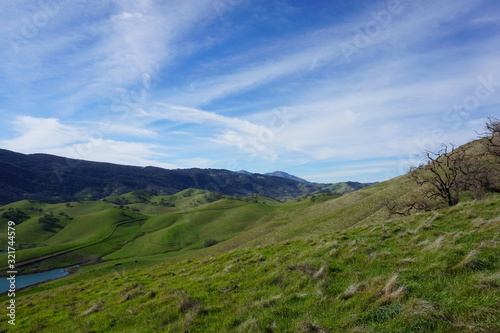 mountains and sky