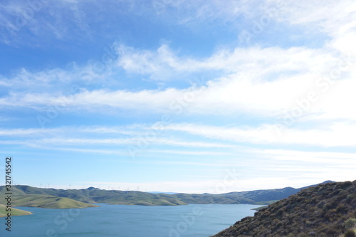 white skyblue sky clouds sea