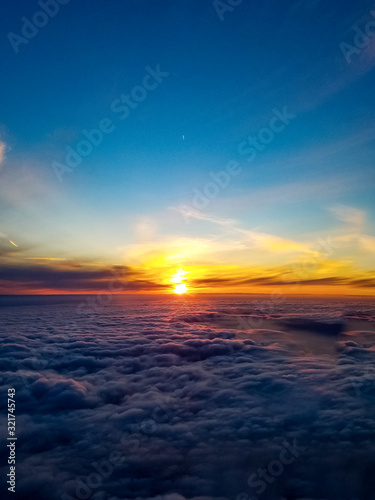 sunset over the clouds © Nabozny Photography