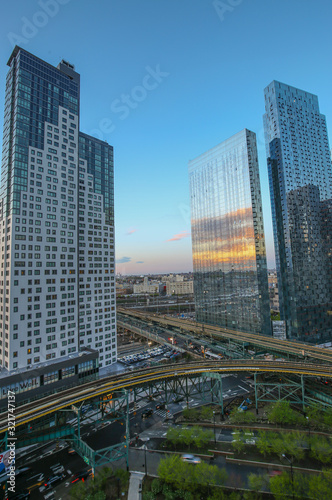 New York. USA.April 2019.Famous landmark. Skyline architecture. Urban cityscape.