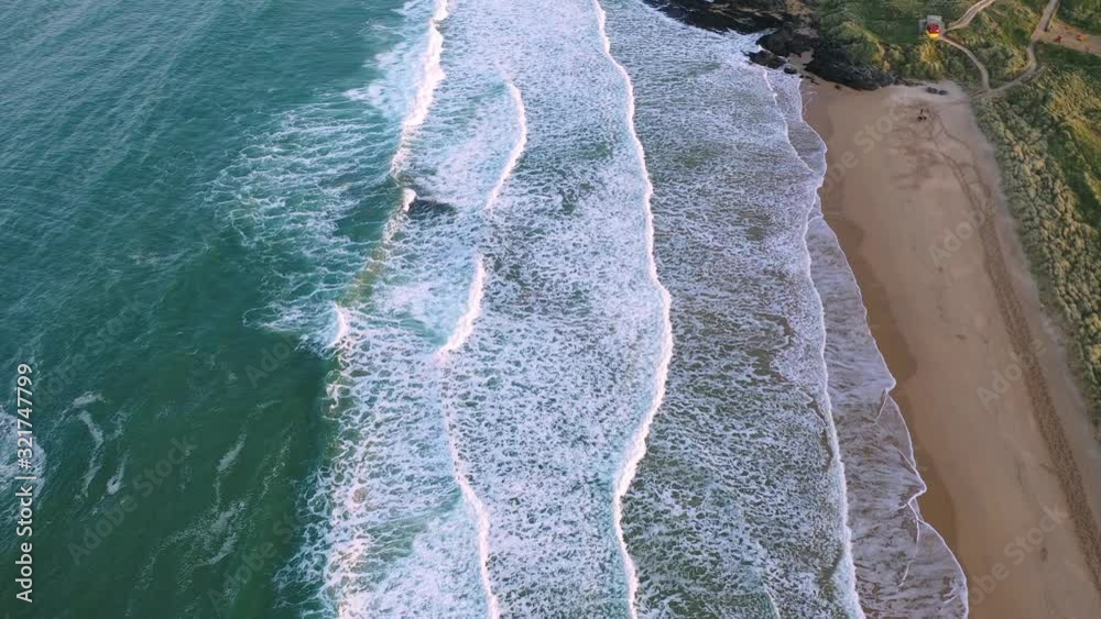 Aerial view of Culdaff Beach in Donegal Ireland Aerial view of Culdaff Beach in Donegal Ireland