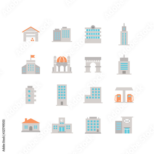 BUILDING ICON SET