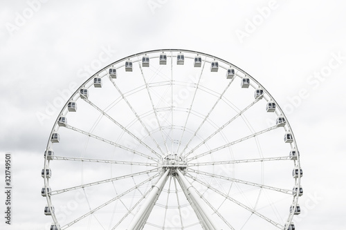 White observation wheel