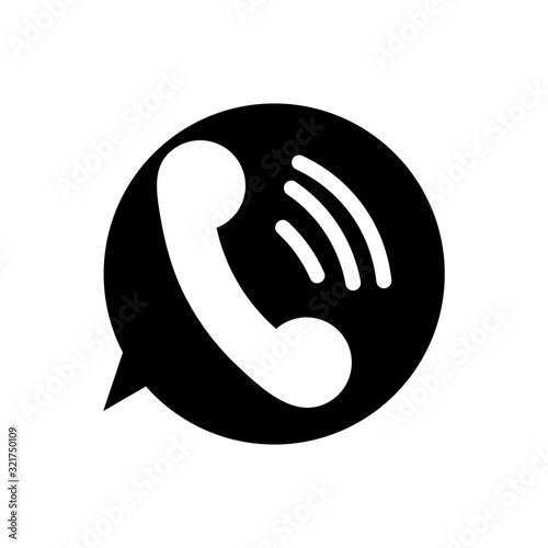 telephone logo vector