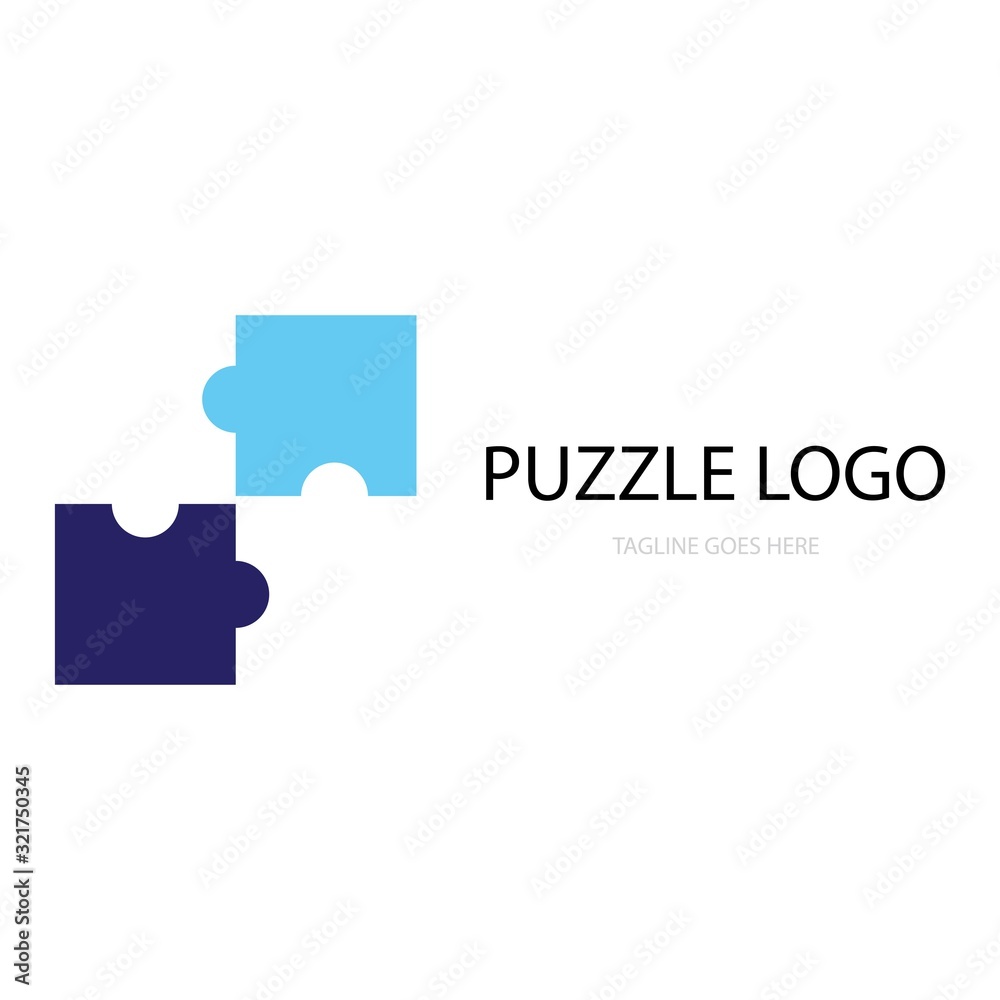 puzzle logo vector puzzle logo vector