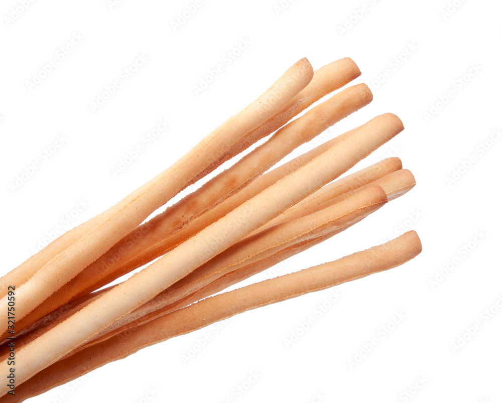 grissini - italian bread snack isolated on the white grissini - italian bread snack isolated on the white