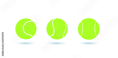 Tennis ball vector image on a white background © Aphichai