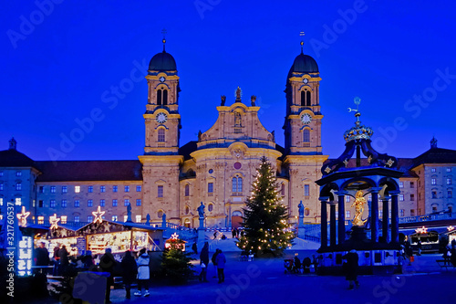 The monastery of Einsiedeln