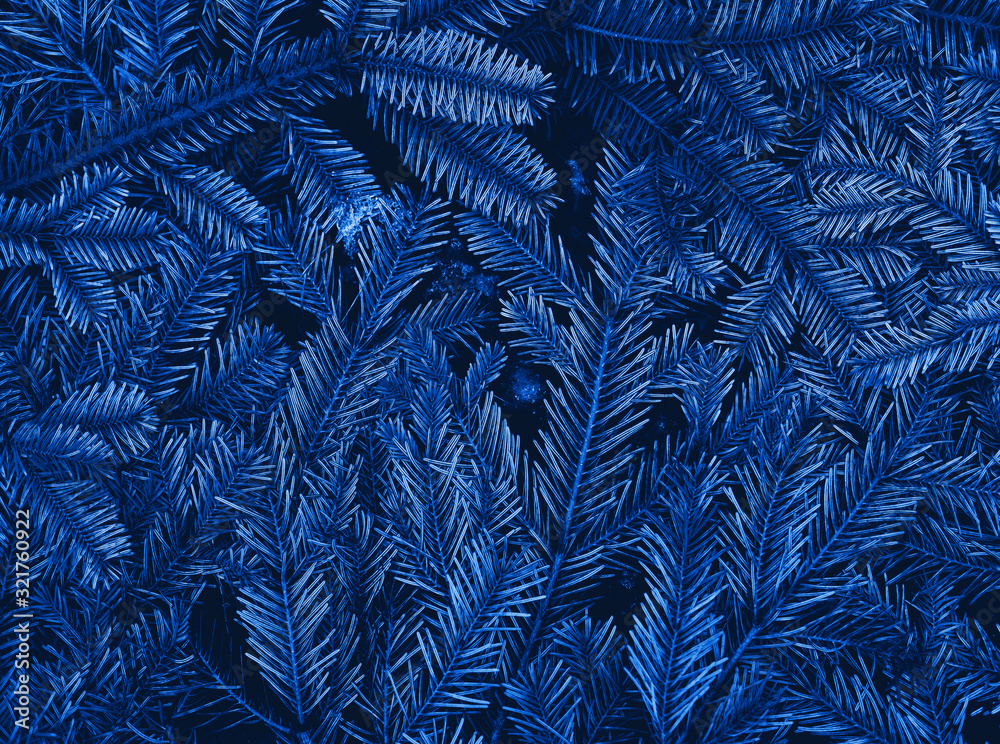 Abstract retro blue leaves, blue leaf texture backgrounds