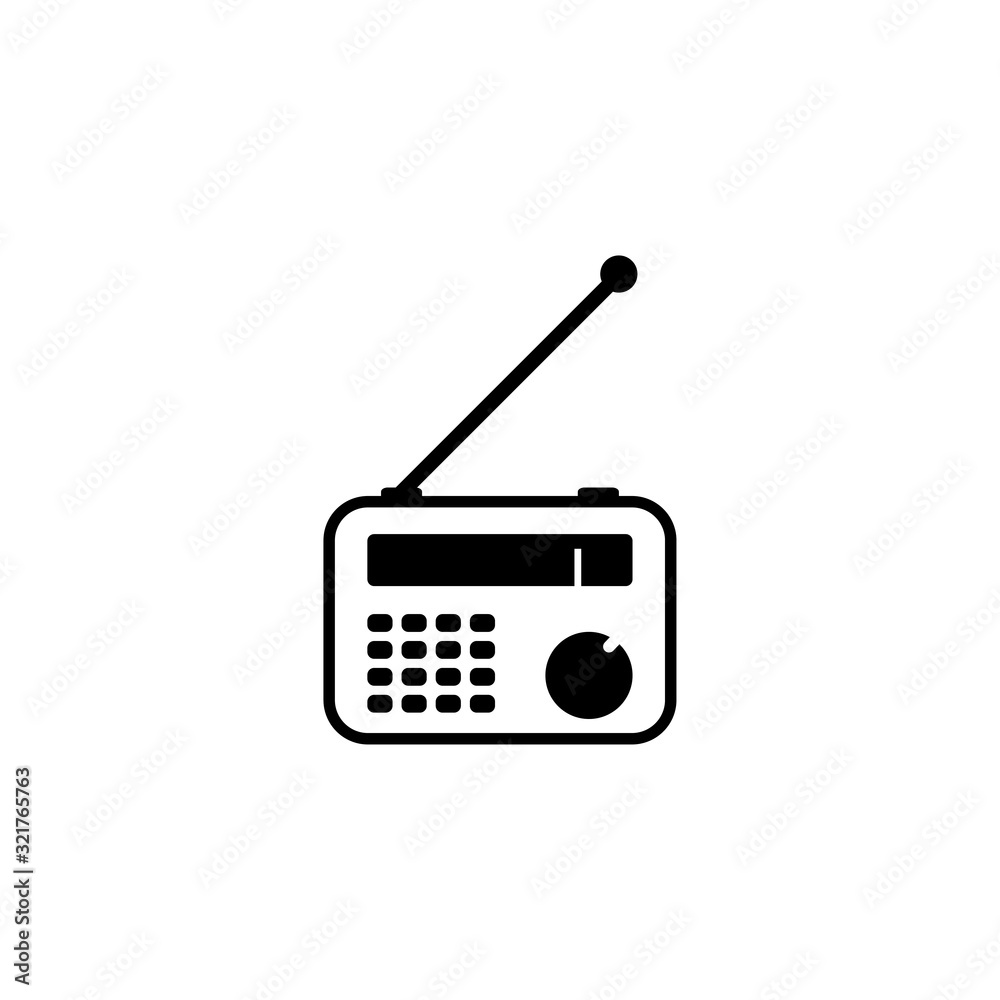 radio icon design vector logo template EPS 10 radio icon design vector logo template EPS 10