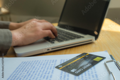 Using credit cards for online purchases or demanded products.