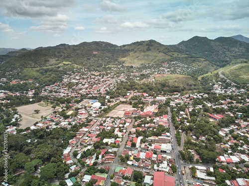 Matagalpa city bird view © PixieMe