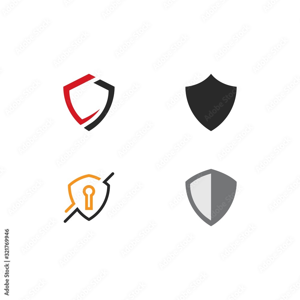 Shield symbol logo