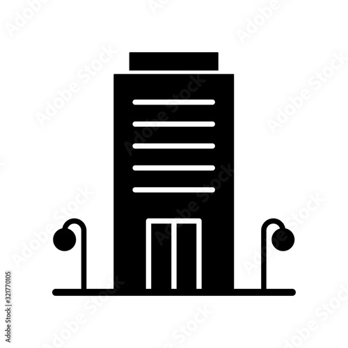Building Vector Icon Design Template. Simple Building Icon Vector.
