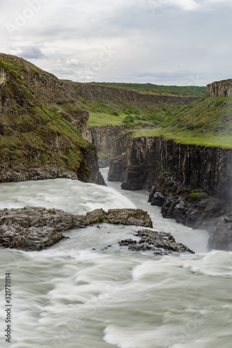 Gullfoss waterfall in Iceland