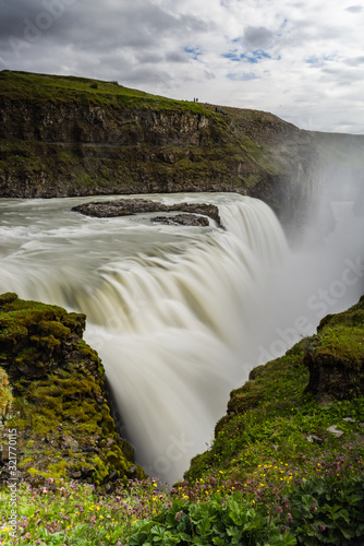 Gullfoss waterfall in Iceland