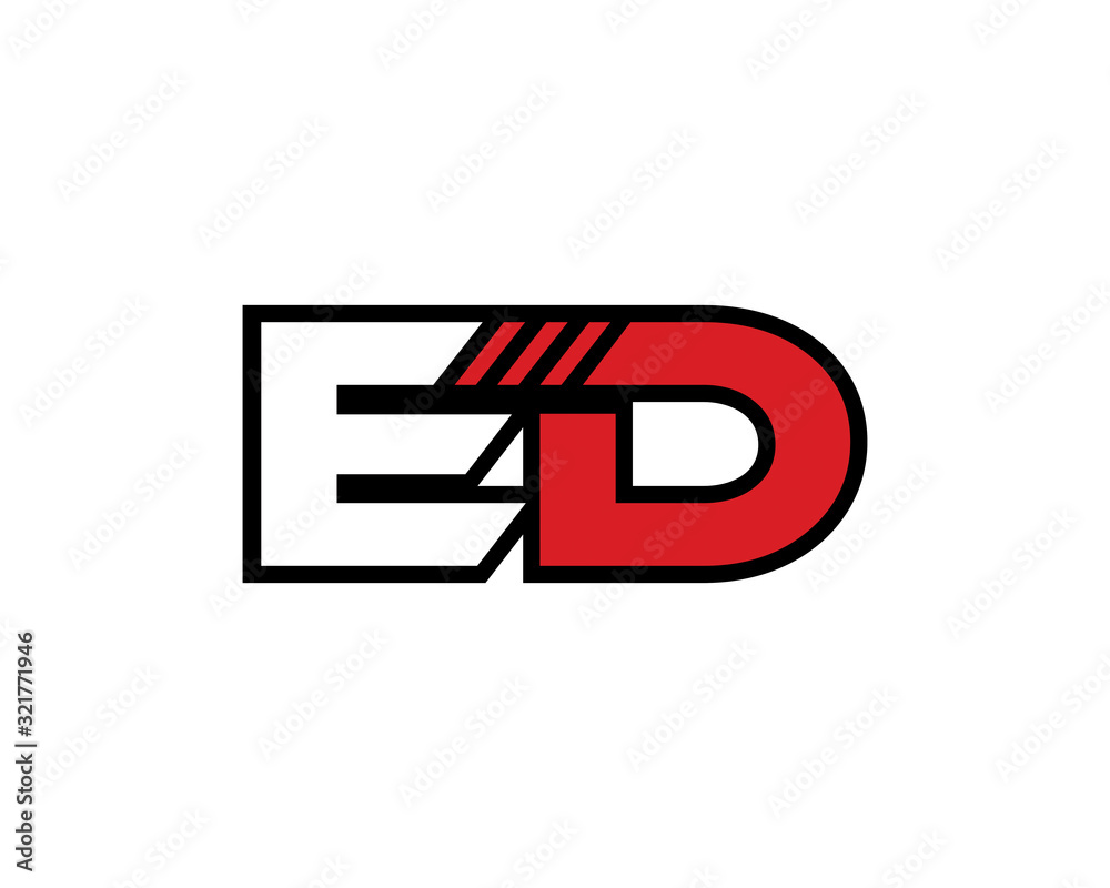 ED Letters Logo Design Template 001 ED Letters Logo Design Template 001