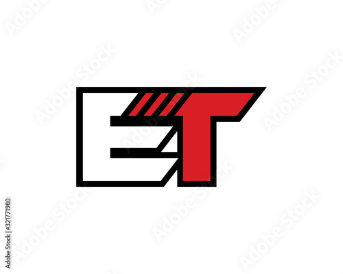 ET Letters Logo Design Template 001