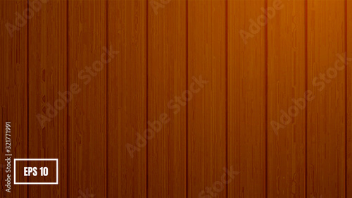 vector background image of boards with brown wood texture