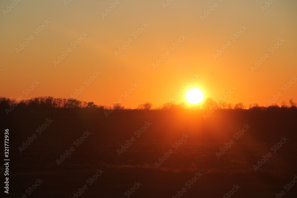 Fototapeta premium Indiana Sunset