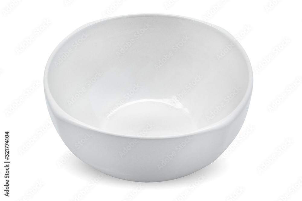 white ceramics bowl isolated on white background. white ceramics bowl isolated on white background.