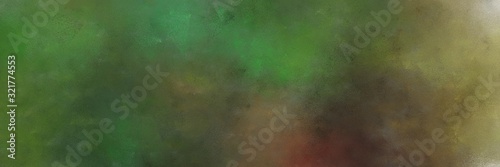 colorful grungy painting background graphic with dark olive green, dark khaki and pastel brown colors and space for text or image. can be used as card, poster or background texture