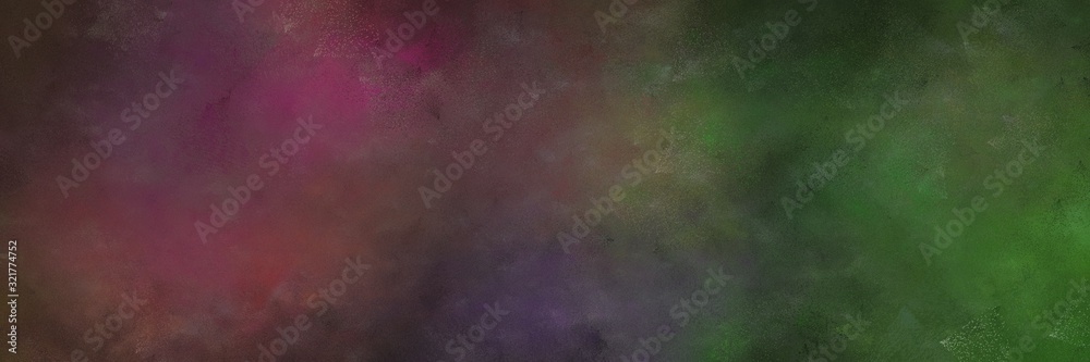colorful vintage painting background graphic with old mauve, dark olive green and dark moderate pink colors and space for text or image. can be used as header or banner