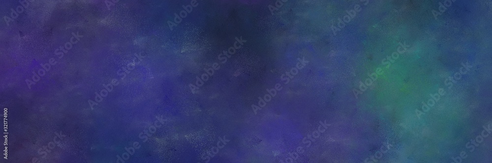 colorful grungy painting background texture with dark slate gray, teal blue and dark slate blue colors. can be used as season card background or wall paper cover background