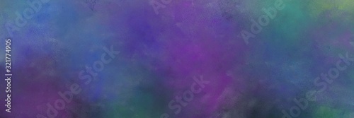 colorful grungy painting background texture with dark slate blue, teal blue and dark slate gray colors and space for text or image. can be used as background or texture