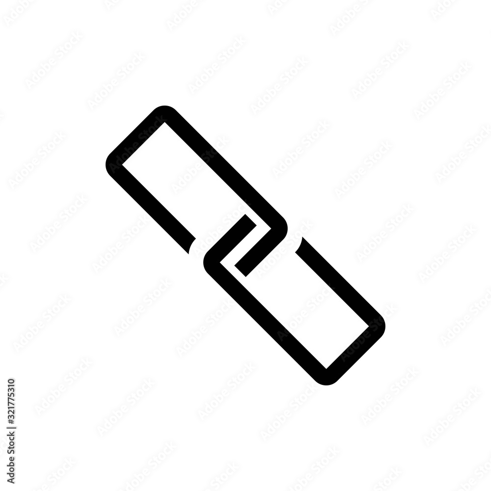 chain link icon design vector logo template EPS 10 chain link icon design vector logo template EPS 10