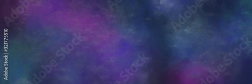 colorful vintage painting background graphic with dark slate blue, dark slate gray and antique fuchsia colors and space for text or image. can be used as card, poster or background texture