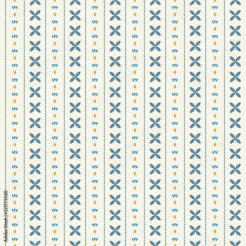 dots geometric ornamental with color blue . Abstract background fabric. creative design home decoration. tribal ethnic design. fabric design with dots geometric